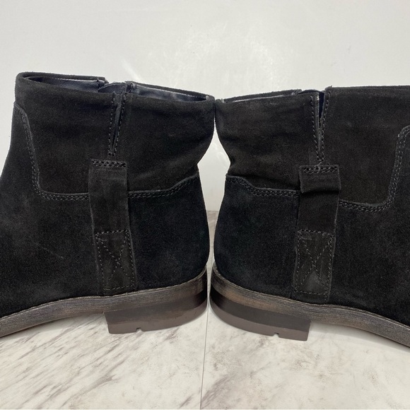 Franco Sarto Malina Black Suede Bootie 7M - Picture 8 of 14